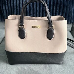 Kate Spade Black and Cream Satchel